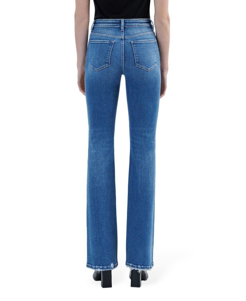 Women's High Rise Full Length Bootcut Jeans