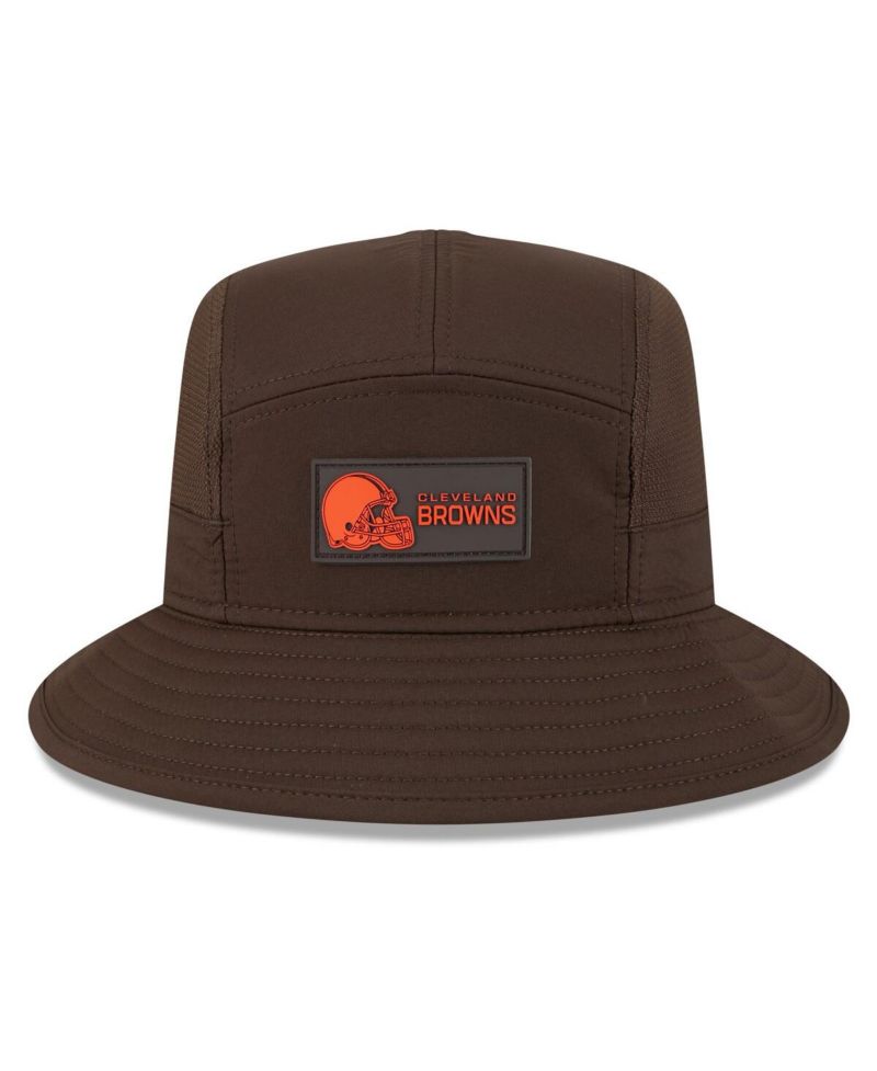 Men's Brown Cleveland Browns 2025 Sideline Bucket Hat