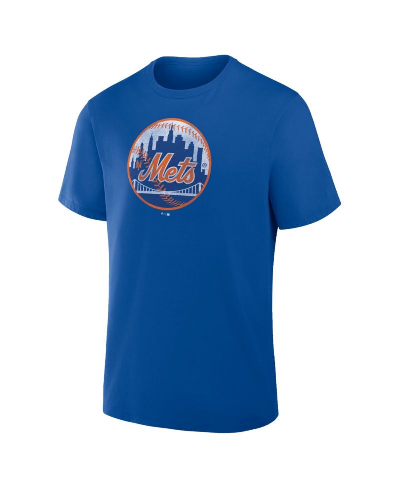 Men's Royal New York Mets Vintage Logo Legacy T-Shirt