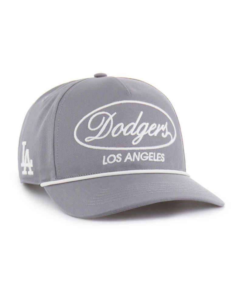 Men's Gray Los Angeles Dodgers Foundational Hitch Adjustable Hat