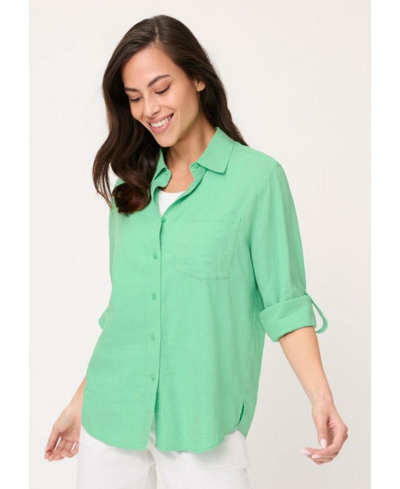 Women's Linen Blend Shirt