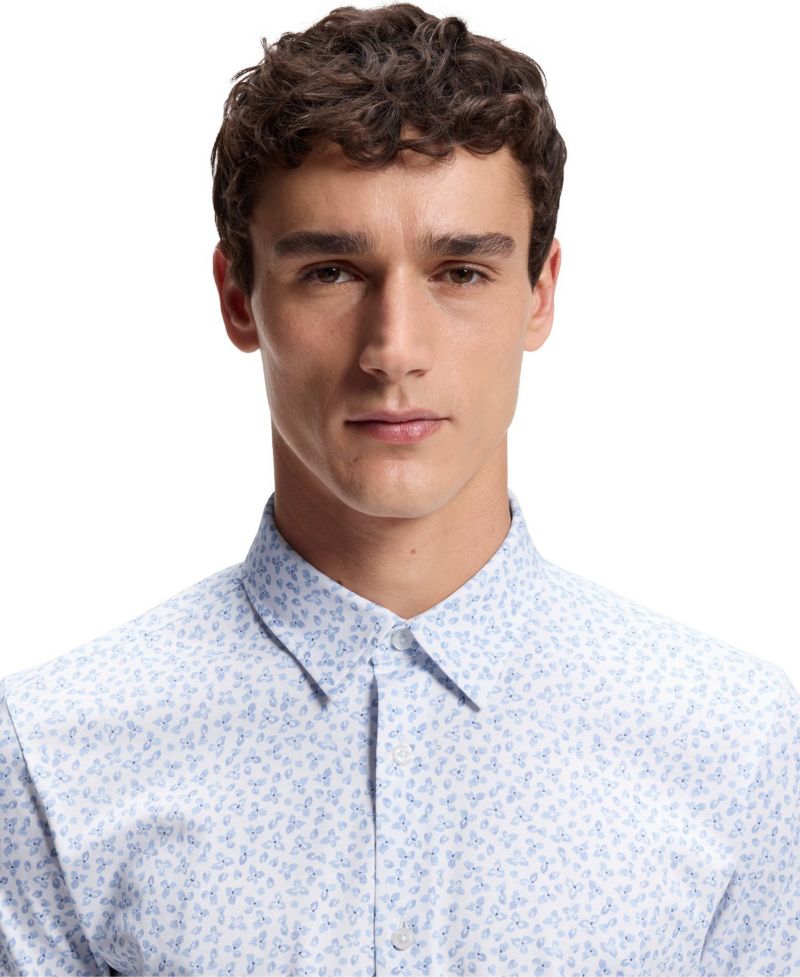 Men's Cotton-Blend Jersey Short-Sleeve Shirt