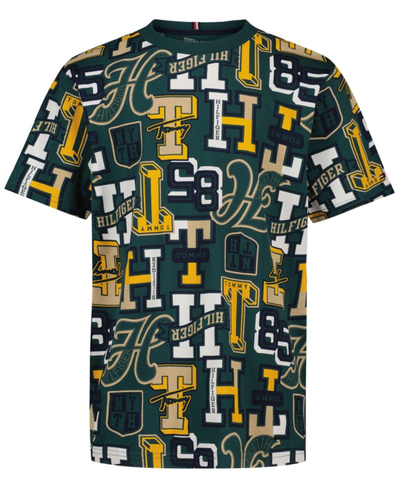 Boys' 2T-7 Varsity Print Short-Sleeve T-Shirt