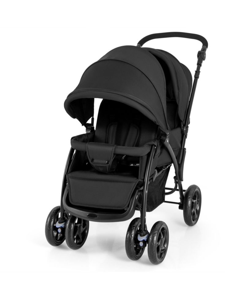 Baby Twin Double Stroller Lightweight Travel Stroller Pushchair