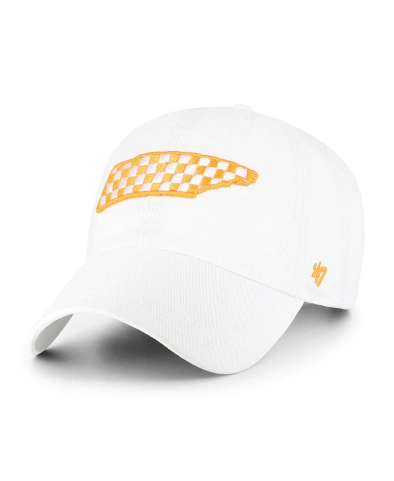 Men's White Tennessee Volunteers Clean Up Adjustable Hat