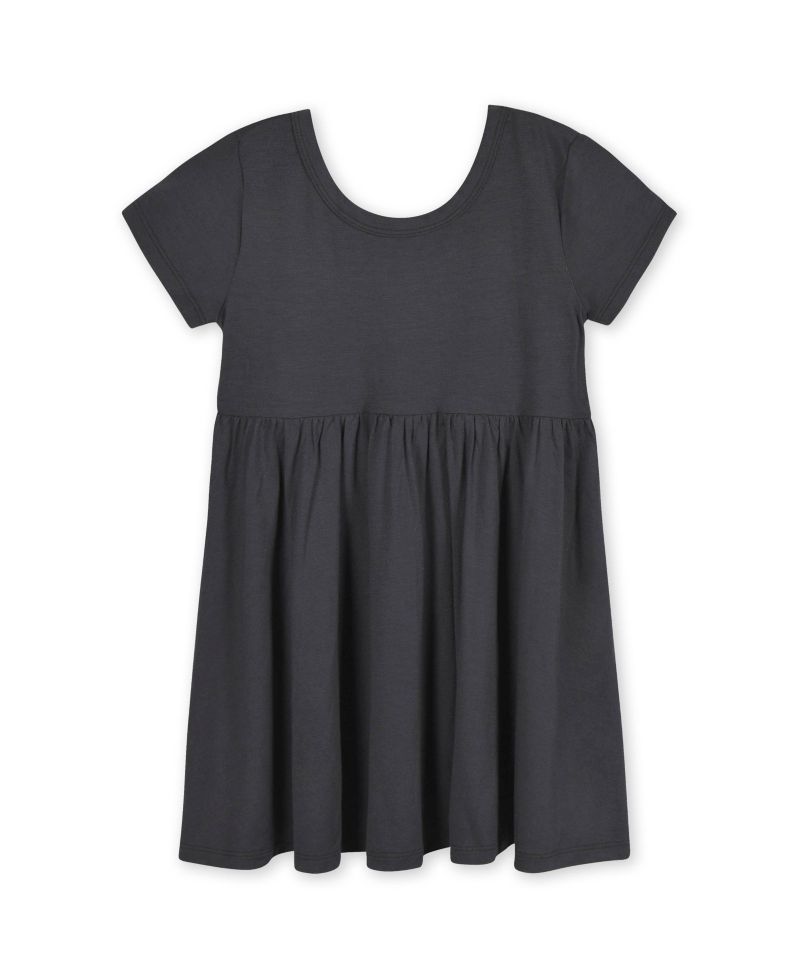 Baby Girls Midnight Floral Short Sleeve Twirl Dress