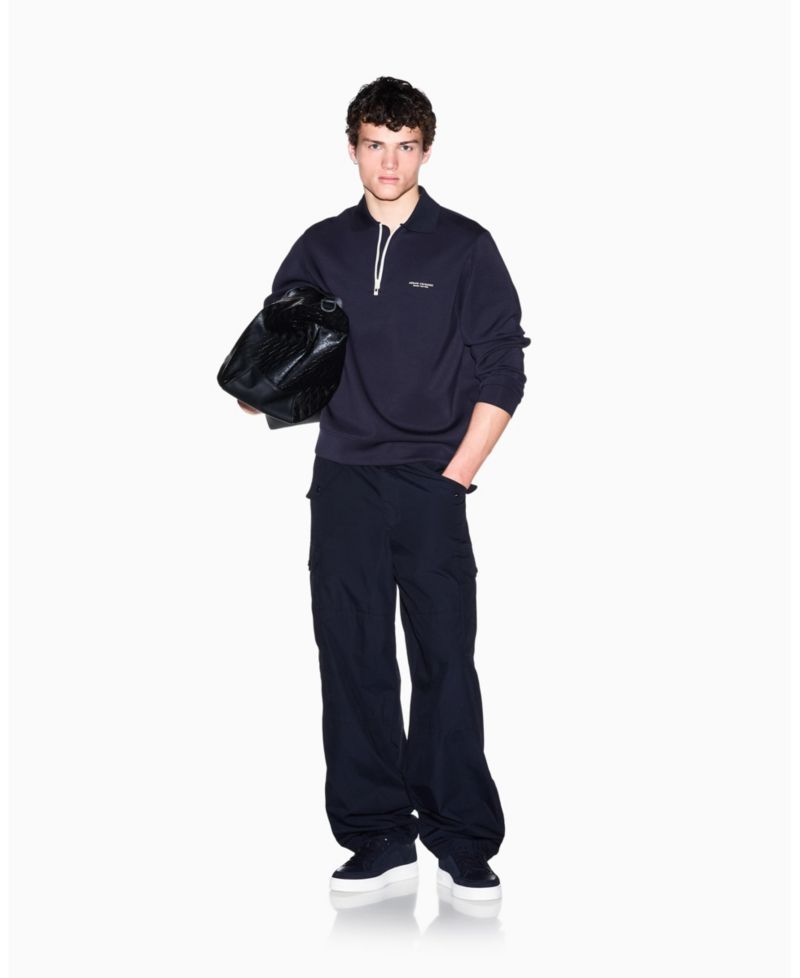 Men's Modal Polo Sweatshirt