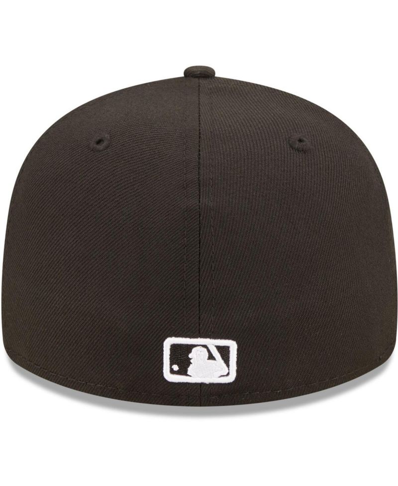 Men's Toronto Blue Jays Black, White Low Profile 59FIFTY Fitted Hat