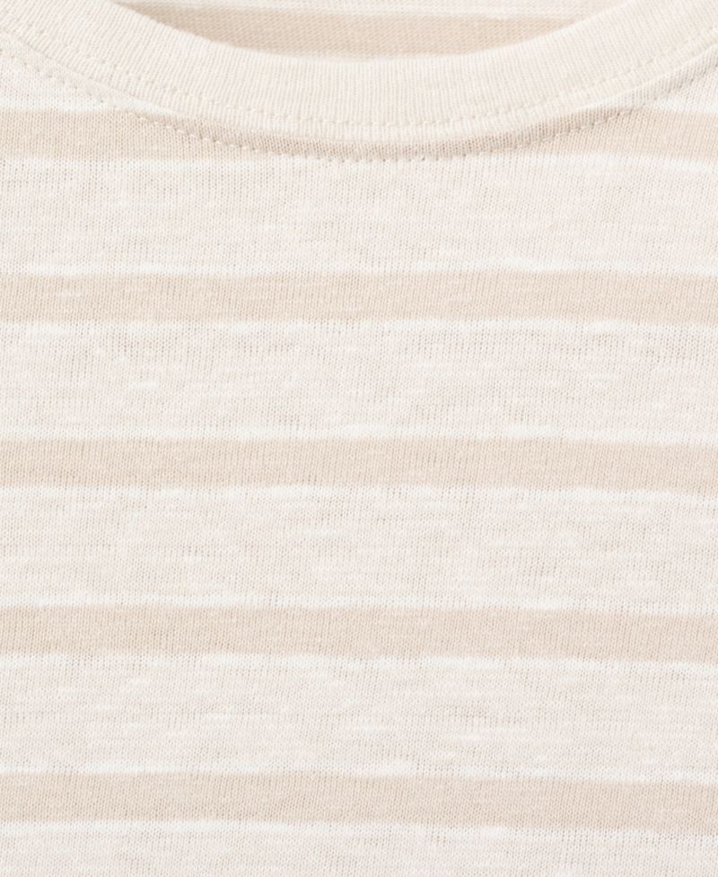 Men's Striped Linen T-Shirt