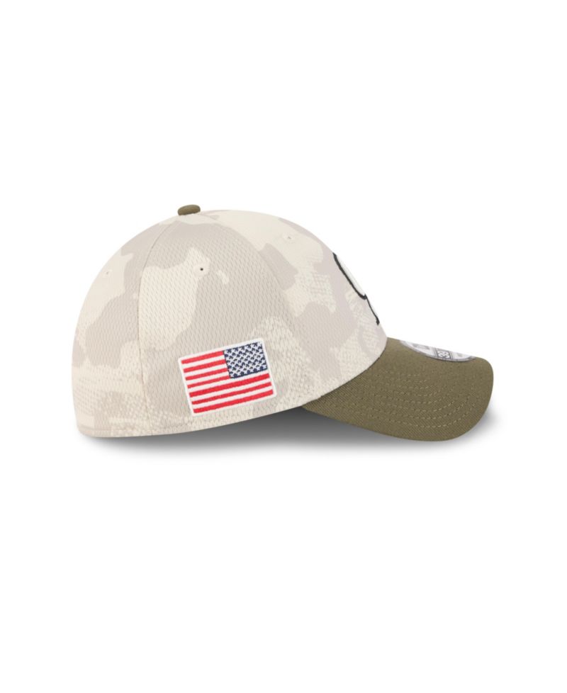 Men's Light Beige/Olive Colorado Rockies 2025 Armed Forces Day 39THIRTY Flex Hat