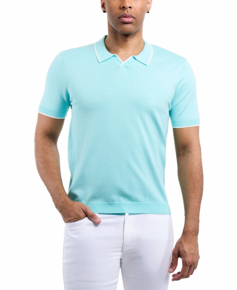 Men's Johnny Collar Sweater Polo