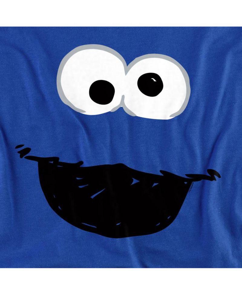 Men's Cookie Monster Crayon Sketch T-Shirt