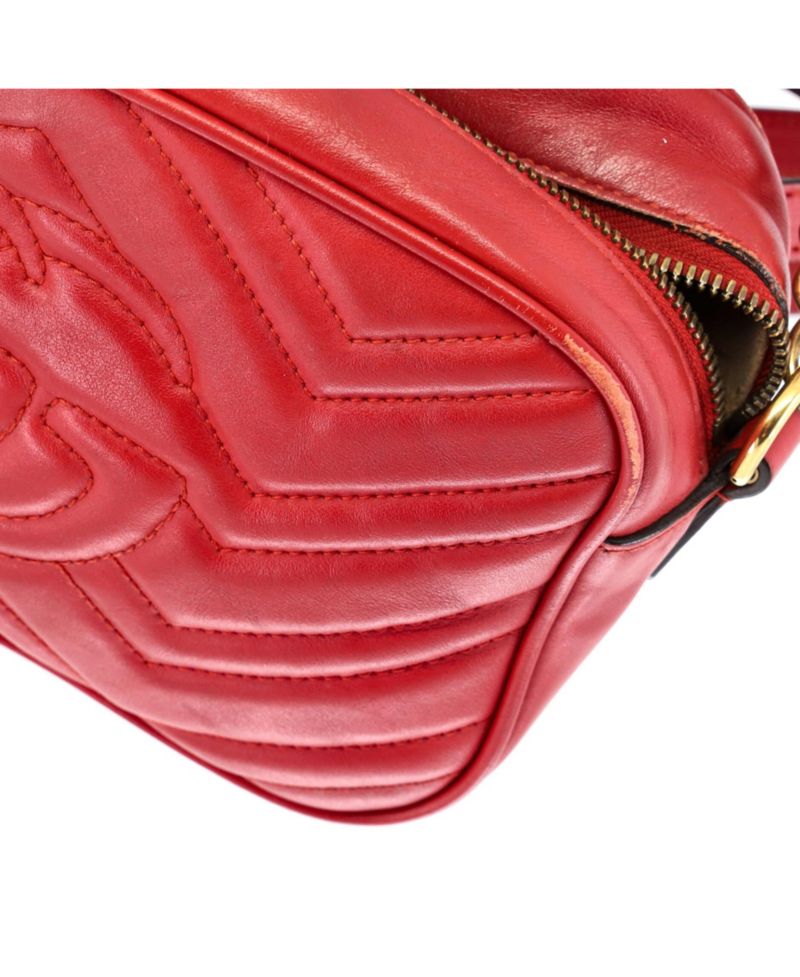 Small GG Marmont Shoulder Bag Matelasse Leather
