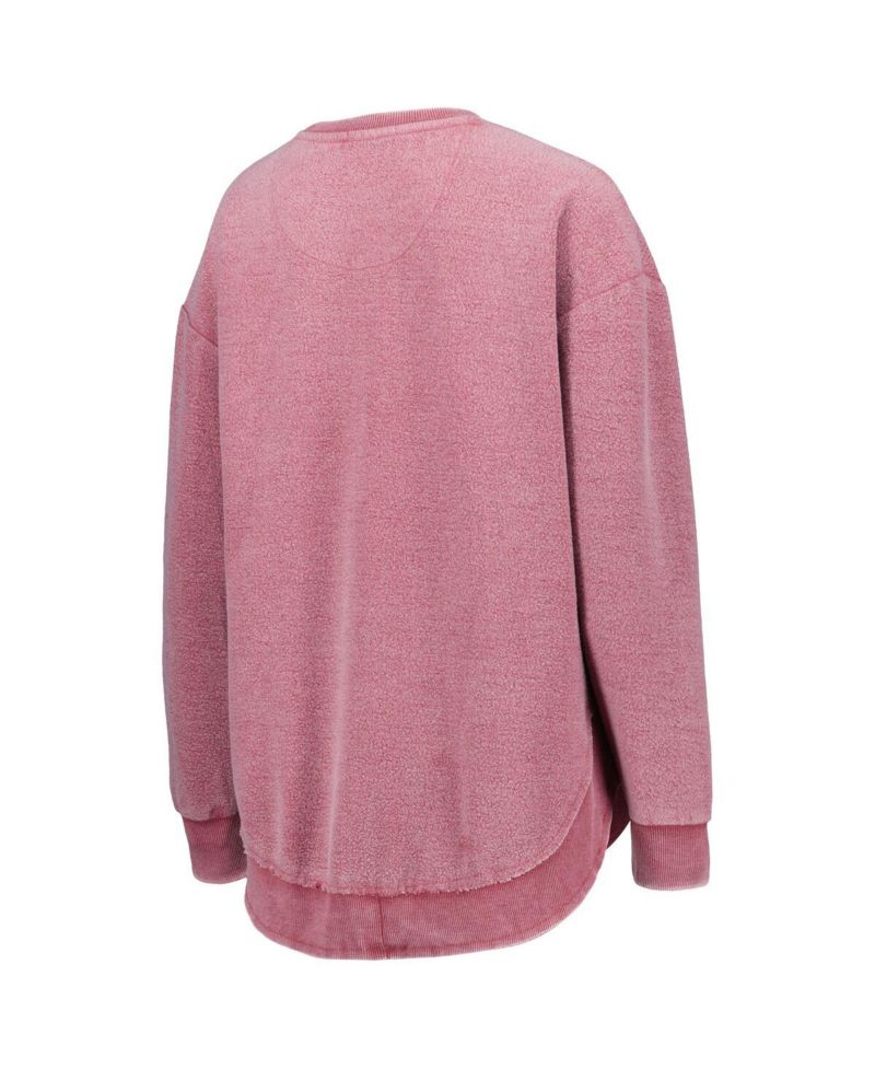 Women's Cardinal Iowa State Cyclones Ponchoville Pullover Sweatshirt
