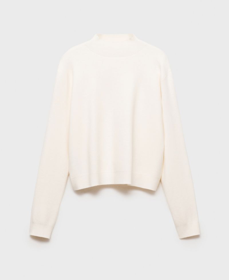 Women's Perkins-Neck Knitted Sweater