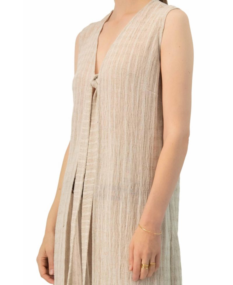 Women's Long Light Weight Sleeveless Tunic