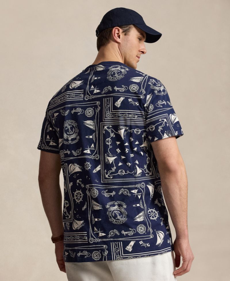 Men's Big & Tall Print Bandanna Jersey T-Shirt