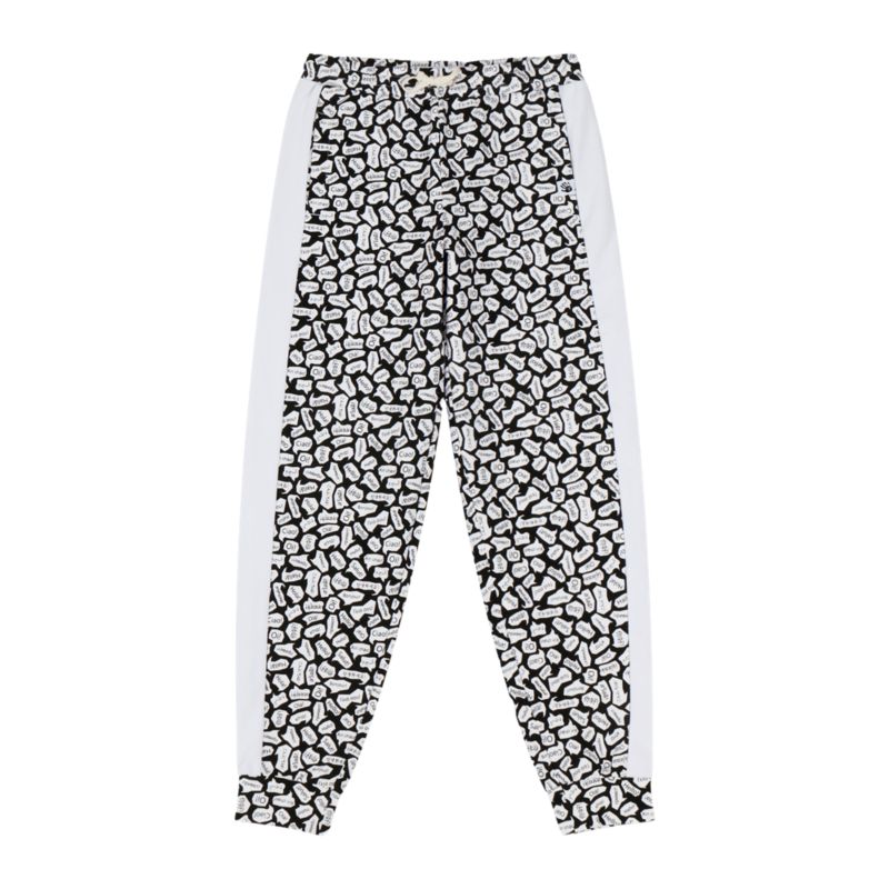 Kids Crewneck Sweatshirt and Jogger Pants Set - Black/White-Hello