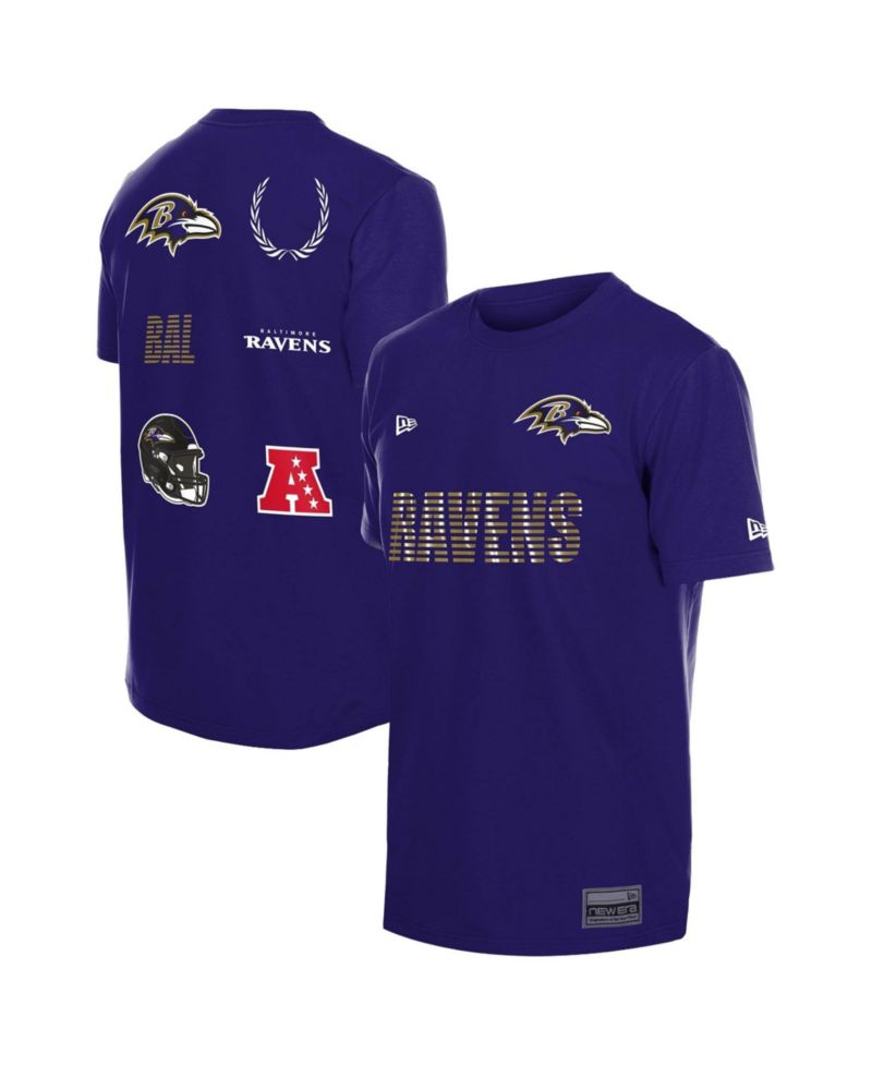 Men's Purple Baltimore Ravens Match T-Shirt