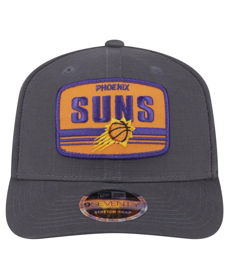 Men's Graphite Phoenix Suns Team Elevated Patch 9SEVENTY Adjustable Hat