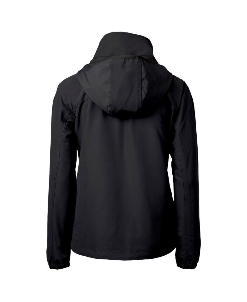 Women's Black San Francisco Giants City Connect Charter Eco Half-Zip Anorak Jacket