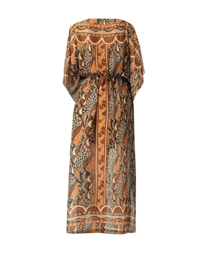Women's Long Batwing Sleeve Dress