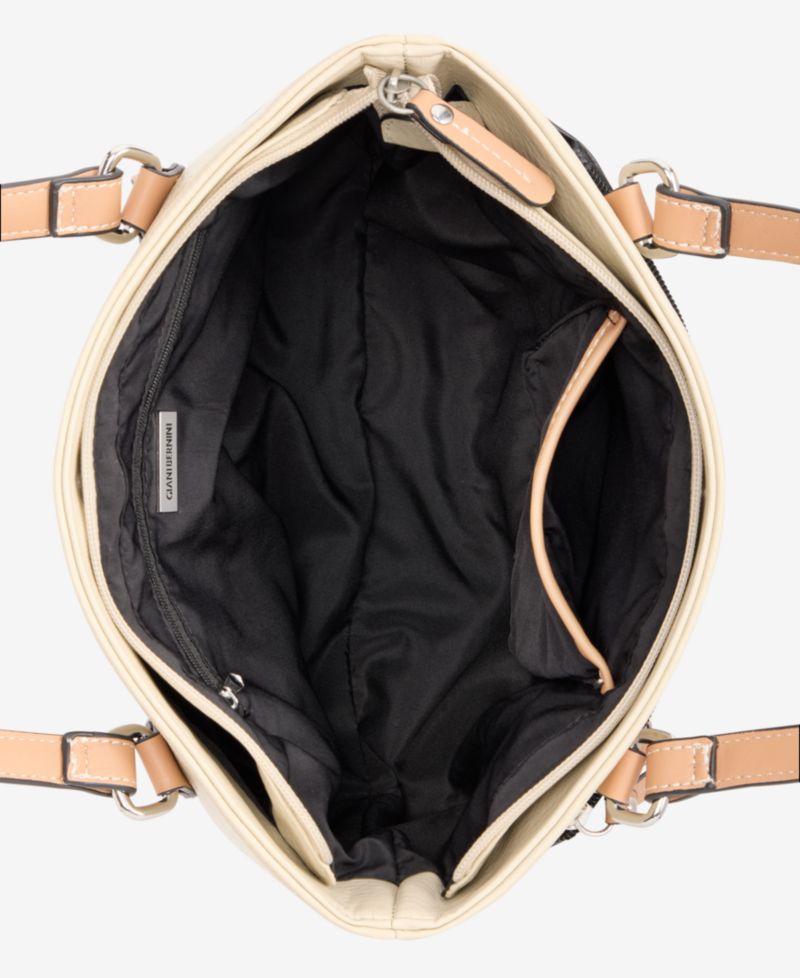Colorblock Pebble Tote