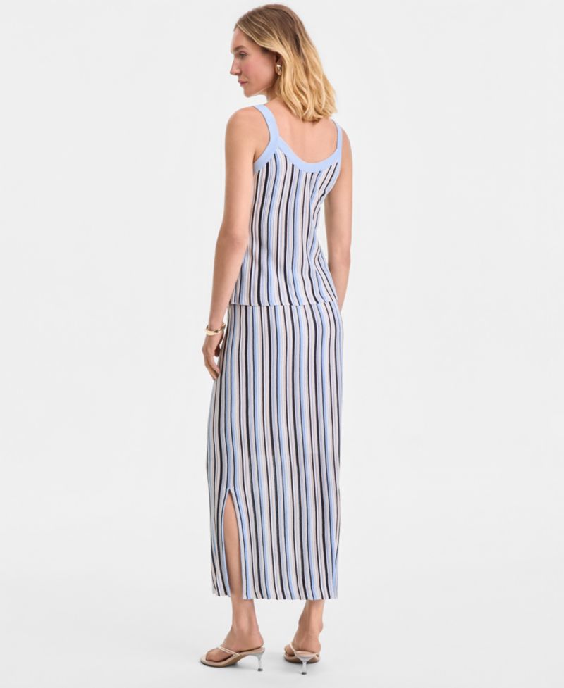 Women's Multi Stripe Sweater Skirt