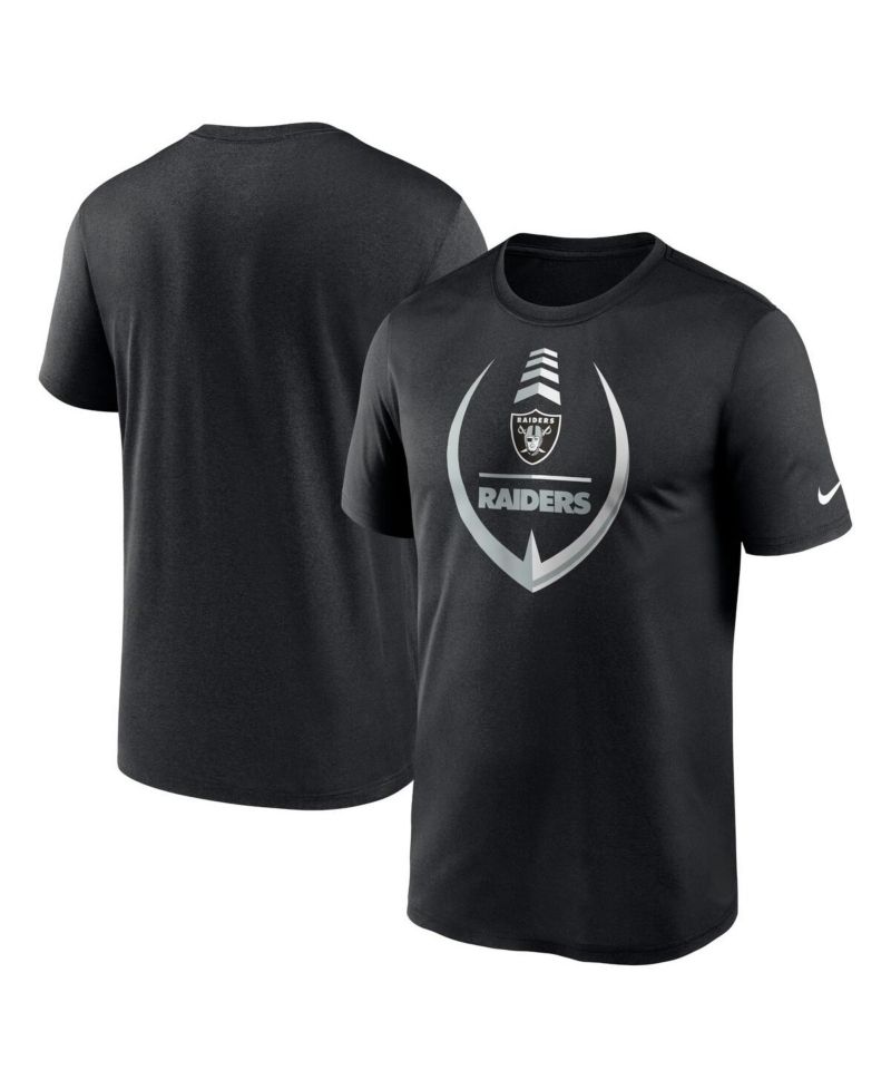 Men's Black Las Vegas Raiders Icon Legend Performance T-Shirt