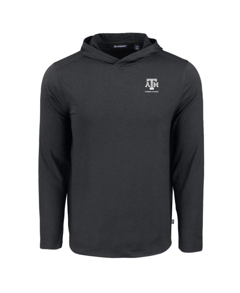 Men's Black Texas A&M Aggies Coastline Epic Comfort Eco Long Sleeve Hoodie T-Shirt