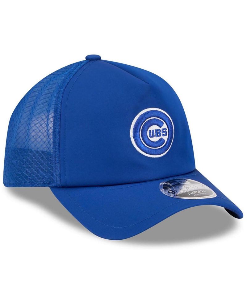 Men's Royal Chicago Cubs 2026 Batting Practice Alternate Apex 9FORTY Adjustable Hat