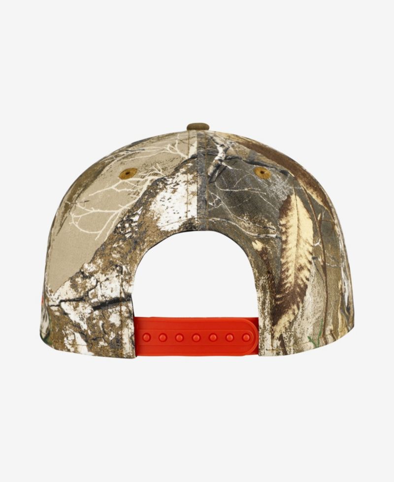 Men's Camo Chicago Cubs Realtree Orange Pop 9FIFTY Snapback Hat
