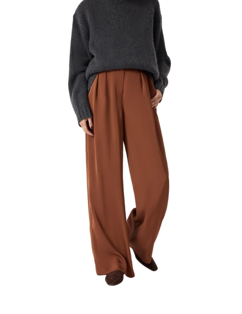 Women's Lya Satin Twill Wide Leg Pants