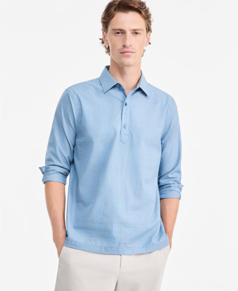 Men's Long-Sleeve Plaid Shirt