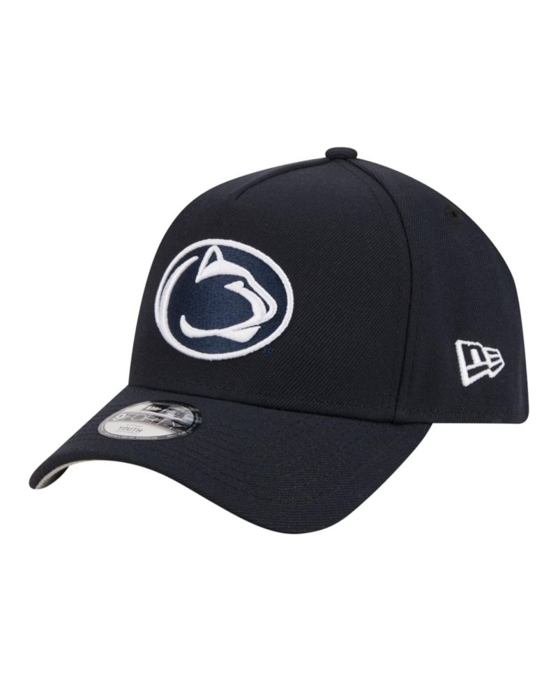 Big Boys and Girls Navy Penn State Nittany Lions 9FORTY A-Frame Adjustable Hat