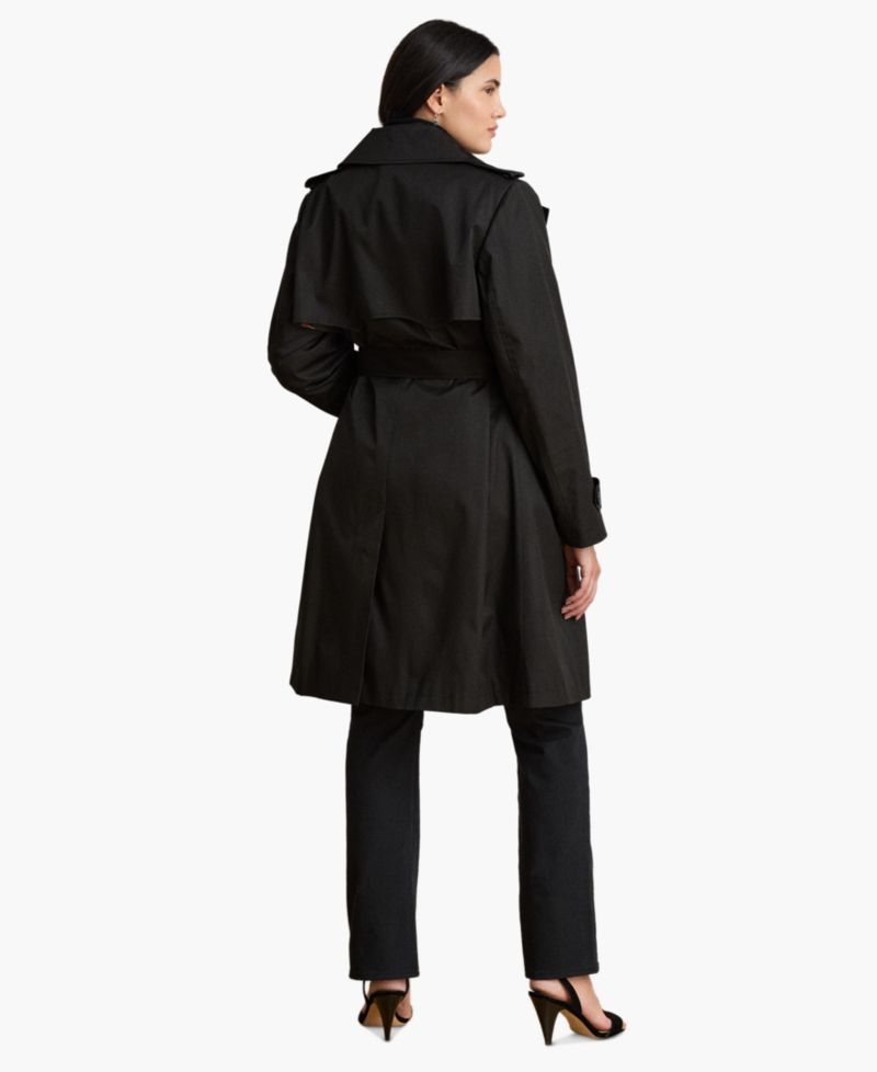 Plus Size Double Breasted Trench Coat, Created for Macy's