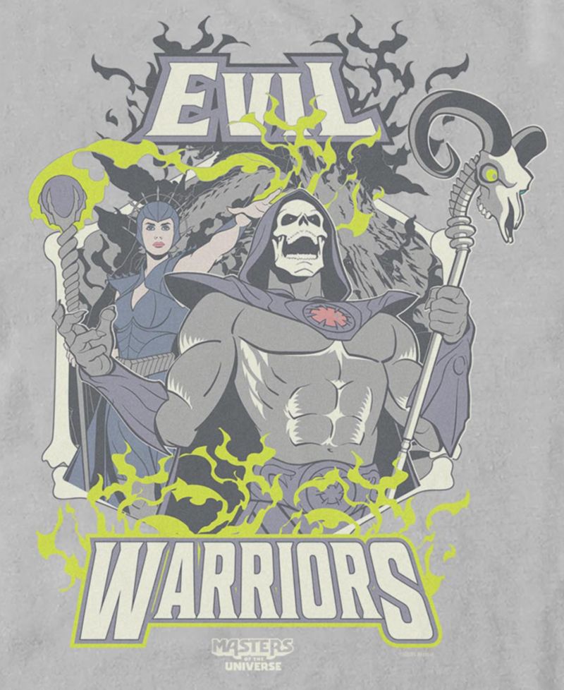 Men's He Man Evil Retro Graphic Crew Neck T-Shirt
