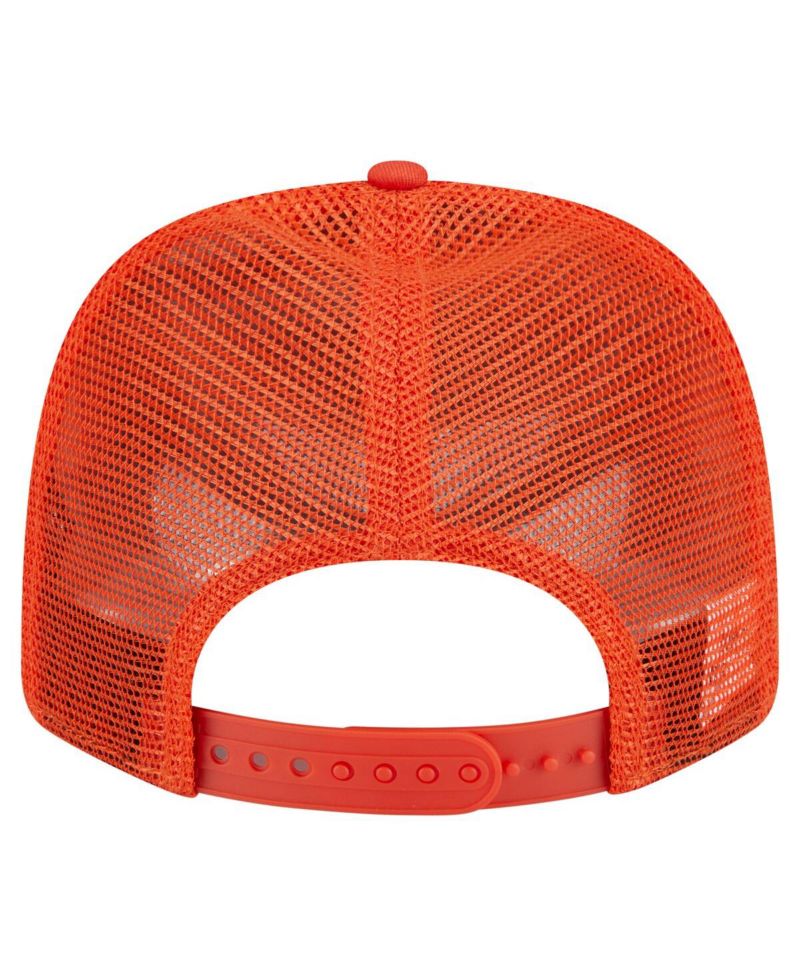 Men's Orange Oklahoma State Cowboys Primary 9SEVENTY Trucker Stretch-Snap Hat