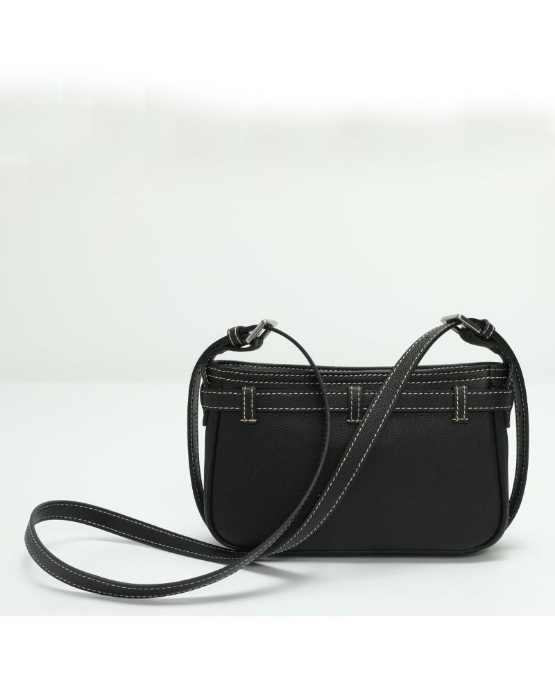 Women's Sloane Leather Shoulder Bag for Women Convertible Crossbody Purse Small Belt Detail Handbag