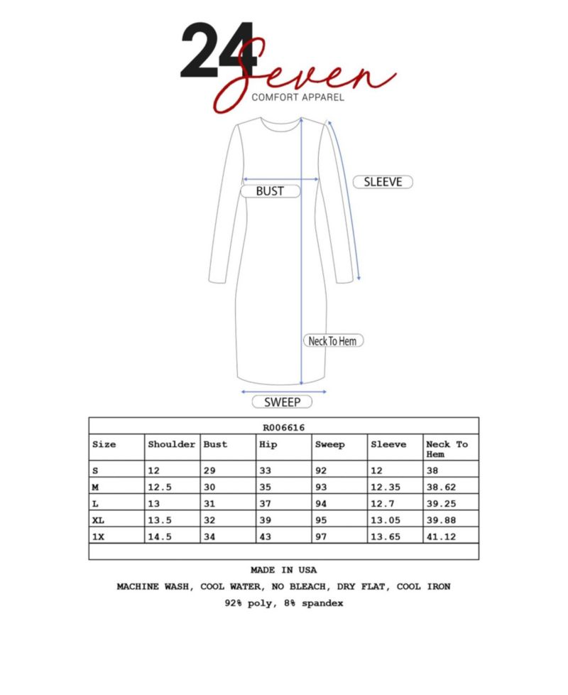 Women's A-Line Dress with Elbow Length Sleeves
