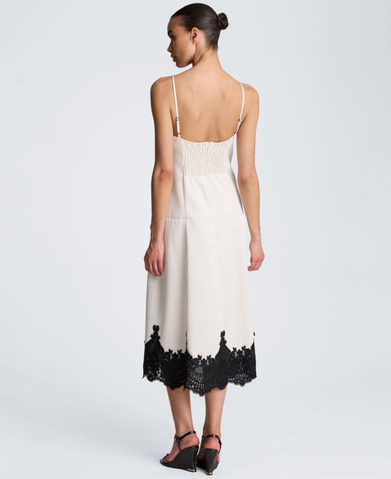 Women's Sleeveless V-Neck Midi Dress
