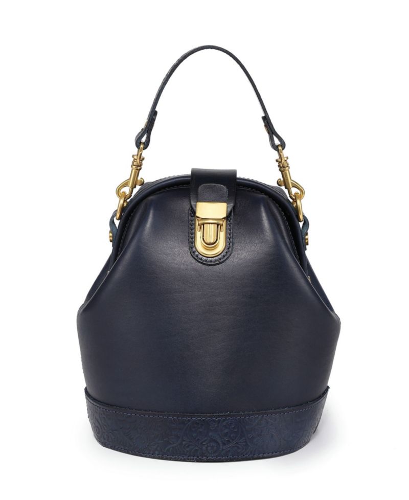 Doctor Mini Leather Bucket Crossbody Bag