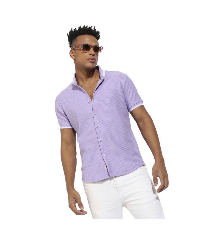 Men's Honeycomb Knit Shirt