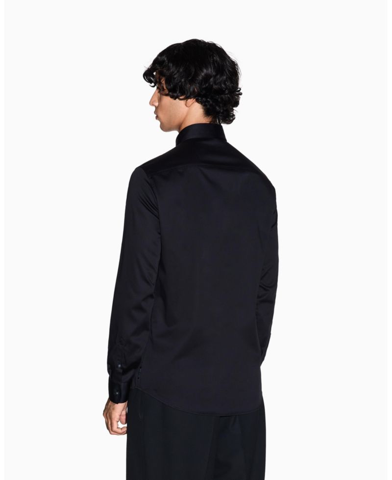 Men's Night Lab Satin Box Woven Shirt