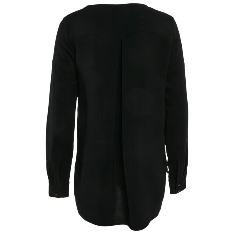 Women's Black Crepe Top