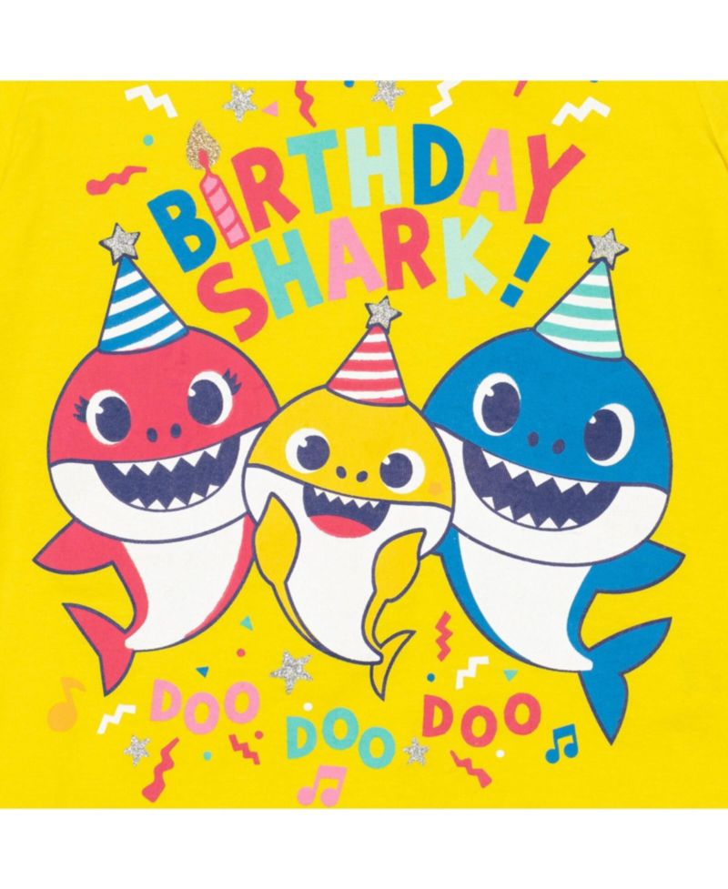 Baby Girls Pinkfong Shark T-Shirt