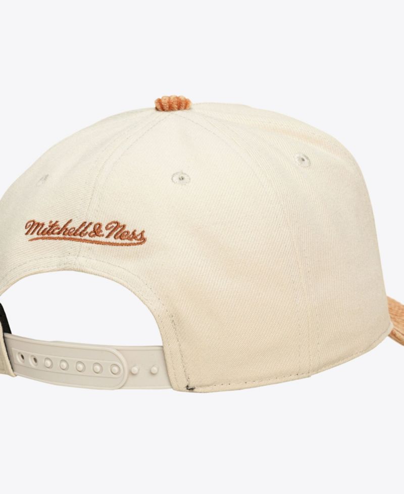 Men's and Women's Cream/Orange Phoenix Suns Faded Pro Snapback Hat