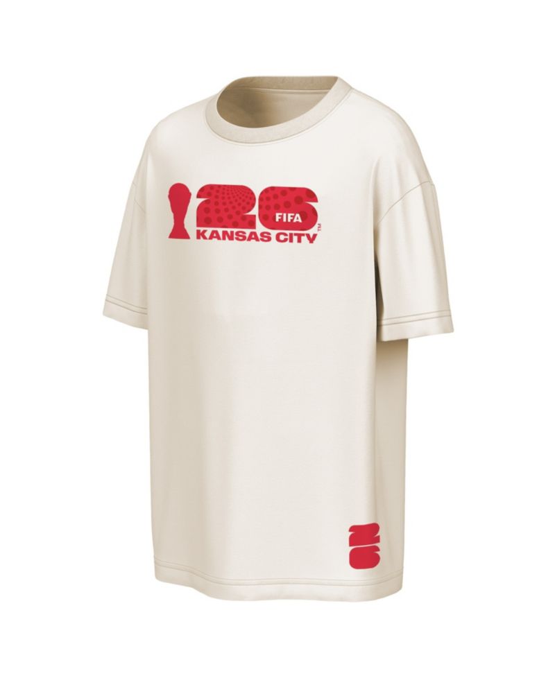 Men's Natural FIFA World Cup 2026 Kansas City Big City Poster T-Shirt