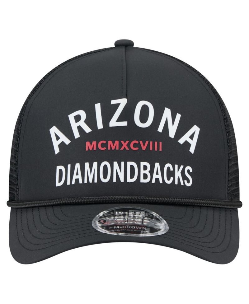 Men's Black Arizona Diamondbacks Minimalist 9FORTY A-Frame Adjustable Hat