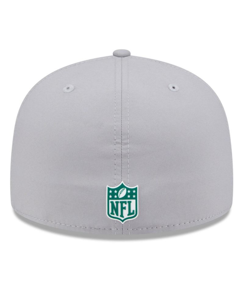 Men's Gray New York Jets 2025 Sideline 59FIFTY Fitted Hat